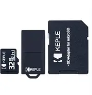 [Keple] 32GB MicroSD Memory Card Class 10 Compatible with Canon EOS 70D, 6D, 100D, 600D, 1100D, 1200D, 60D, 550D, EOS 700D DSLR Digital Camera | Micro SD 32 GB