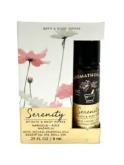 BATH & BODY WORKS AROMATHERAPY SERENITY ESSENTIAL OIL ROLL-ON MARIGOLD ROSE NEW