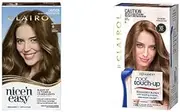 Clairol Permanent Hair Colour Bundle: Clairol Nice'N Easy 6 Natural Light Brown + Clairol Root Touch Up Permanent - 6 Light Brown, For Brown Hair