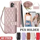 For Samsung Galaxy Z Fold 6 5 4 3 Case Wallet Flip Magnetic Leather Card Cover