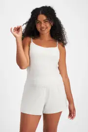 [Bonds] Bonds Women's Sleep Viscose Bamboo Blend Support Singlet in Cloudy Marle Size: Large, Moisture-Wicking L Cloudy Marle