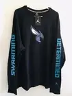 NBA Jordan Jumpman Size 3XL Charlotte Hornets Basketball Long Sleeve NWT Cement