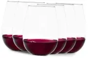 Voted New York Times Best Stemless Glass 2017, Elegant, Stemless Wine Glasses