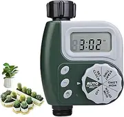 Sprinkler Timer, Water Timer Irrigation, with Led Display, 6-Point Internal Thread Interface, Turntable Setting, Easy to Disassemble and Assemble, with Metal Filter, for Gardens and Lawns