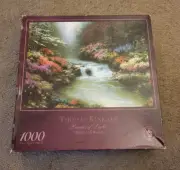 Thomas Kinkade Puzzle Beside Still Waters 1000 Piece Ceaco 2001 NEW