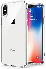 TENOC Phone Case Compatible with Apple iPhone Xs and iPhone X/10, Crystal Clear Ultra Slim Cases Soft TPU Cover Full Protective Bumper