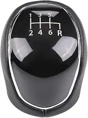 Gear Shift Knob, EVURU for Ford Focus Mk2 Gear Shift Knob 5/6 Speed Shift Knob for Ford Ford Mondeo Mk4 Auto Accessories Car Gear Lever Car Accessories (Size : B-6 Speed)