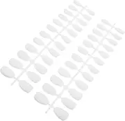 AUTSUPPL 1 Set Nail Art Press Nails Craft Nail Sticker Nail Jewels Woman Fake Nails Fancy Mini Strip Fingernails Pink Kiss Nails Petite Nail Polish Stick Nails Decoration Plastic