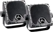 JXHD35 Heavy Duty 3.5" Mini Weatherproof Surface Mount Speakers (1 Pair), Black