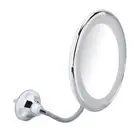 8 Inch Suction Cup Makeup Mirror 10X With LED White Light 10X Magnify Suctio DSO