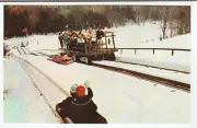 Postcard "Tobogganing at Eastover Resort, Lenox, Massachusetts" Unposted