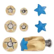 Kemper Klay Kutter Assorted Cut Size Polymer Clay Star Cutter Great for Charms