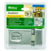 Whitco Bright Chrome Double Cylinder Deadlatch - AUSTRALIA BRAND