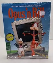 Opus 'n Bill On the Road Again Screensaver PC Breathed Bloom County Comic