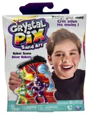 Crystal Pic Sand Art Robot Scene- Design Your Own