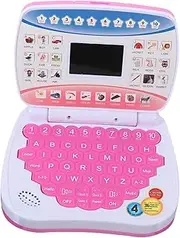 ERINGOGO Early Education Machine Laptops Laptop Stand Mini Laptop for Laptop Laptop Laptop Accessory Interesting Learning Plastic Pink