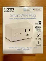 Feit Electric Wifi Smart Plug works with Alexa or Google Home ~NEW~ 1 Pack 15amp