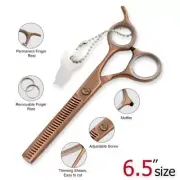 Laila's Professional Barber Salon 6.5" Thinning Shears Rose Gold Scissors