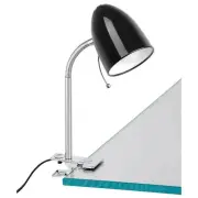 Lara Black E27 Clamp Lamp by Eglo