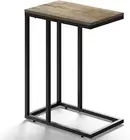 Maxtown Side Table End Table Living Room C Shaped Snack Table for Sofa Couch and
