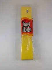 Vintage 1978 Scott Towels Mounted Holder Plastic With Hardware Yellow