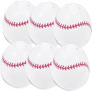 MOLUCKFU 12pcs Baseball Themed Fillable Openable Decorative Eggs for Easter Baskets for and Creative Adornments for Baseball Lovers