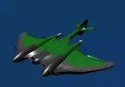 R-531 Mobura Ace Combat 3 Aircraft Mahogany Kiln Dry Wood Model Large New