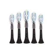 5x Philips DiamondClean Smart C3 Plaque Control Brush Heads | Black | No Box