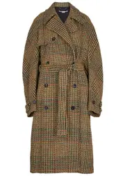Stella Mccartney Double-breasted Wool-blend Trench Coat - Camel - 10 10