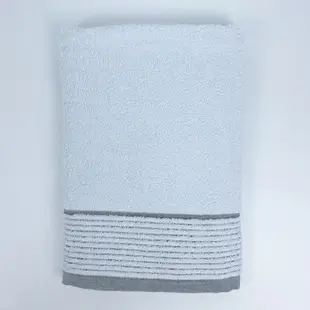 【簡單工房】竹炭橫條浴巾-3色 70x140cm 台灣製造