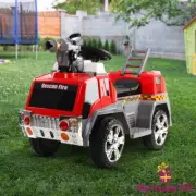 Rigo Kids Ride On Car Electric Toys Cars Fire Engine Fighting Truck Toddler Toy