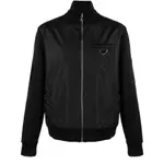 [Prada] Prada Re-Nylon Zip-up Sweatshirt M BLACK
