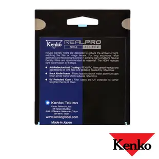 Kenko Real Pro RealPro ND64 減光鏡 62mm 減6格 公司貨 廠商直送