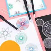 Unlock Your Creativity Spiral Pattern Design Set with Spirograph Stencils