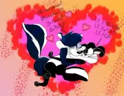 Pepe Le Pew Skunk 4 Inch Vinyl Sticker 80s Cartoons Indoor Outdoor UV Waterproof