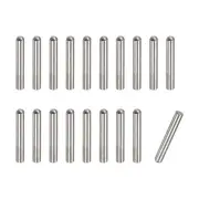 3x16mm Dowel Pins, 50pcs Round Head Flat Chamfered End Dowel Pin
