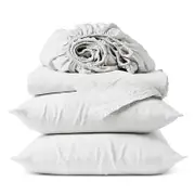 Coyuchi Relaxed 4 Piece Linen Sheet Set, California King