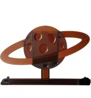 Creative Headband Holder Hairband Rack Holder Storage Brown Planet