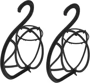 ARTSEWPLY 2pcs Durable Plastic Wig Hanger for Display Compact and Portable Hat Display Holder Secure Support for Various Wig Styles and Lengths