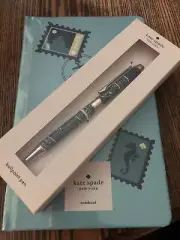 Kate Spade Off the GridNotebook and Pen