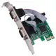 DigiFusion 伽利略 PETR02A PCI-E RS232 擴充卡 / 2 Port