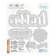 Couture Creations Hello Sentiment Die Set