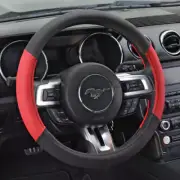 BDK Red Black Two Tone Steering Wheel Cover For Car Van SUV Truck Auto (for: Ford)