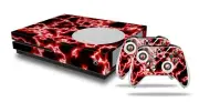 Skin XBOX One S Console Controller Electrify Red