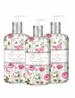 3 x Baylis & Harding Royale Garden Rose, Poppy & Vanilla 500ml Hand Wash