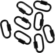 Stainless Steel Chain Links Quick Links Heavy Duty Trailer Safety Locking Carabiner Connectors