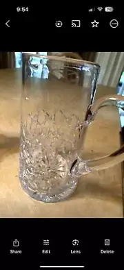 Tiffany & Co. Crystal Pitcher Heavy Cut Pitcher