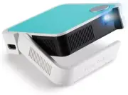 Viewsonic M1 Mini plus Smart LED Pocket Cinema Projector with JBL Speaker, White