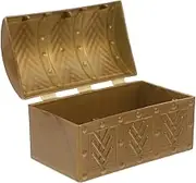 HORIALENCE Mini Pirate Chest for Durable Plastic Treasure Box with Unique Design for Role Play Party Favors Classroom Rewards and Flexible Storage Options