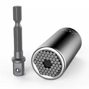 Universal Socket Wrench Alligator Magical Grip Multi Shapes Tool Drill Adapter